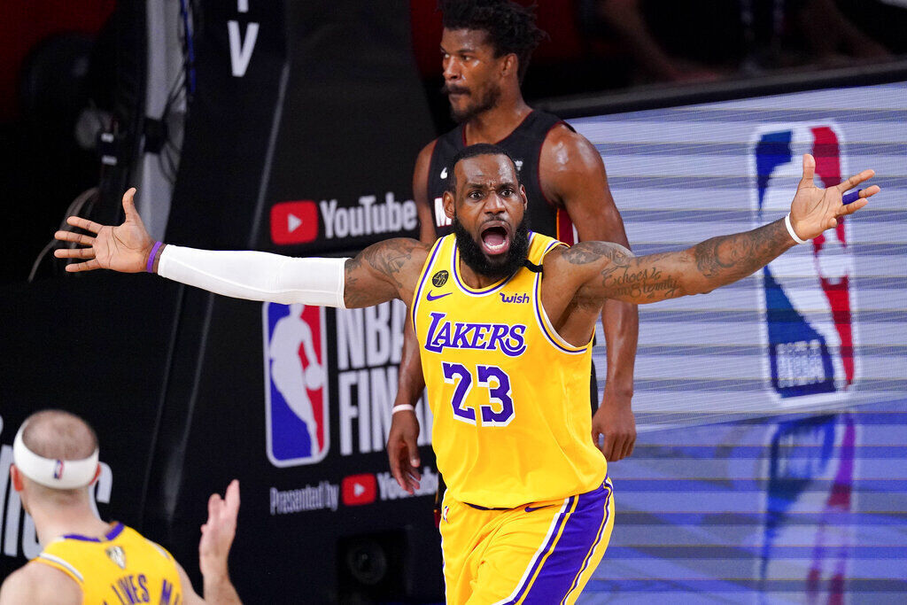 APTOPIX NBA Finals Lakers Heat Basketball